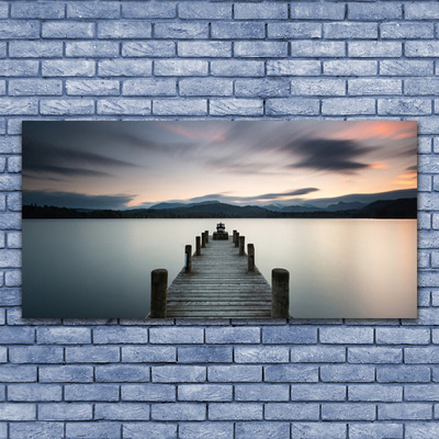 Acrylglasbilder Brücke Meer Architektur