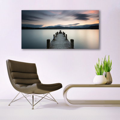 Acrylglasbilder Brücke Meer Architektur