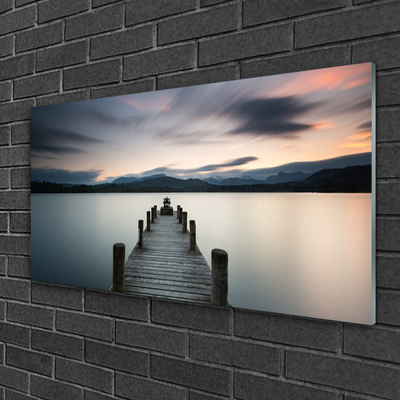 Acrylglasbilder Brücke Meer Architektur