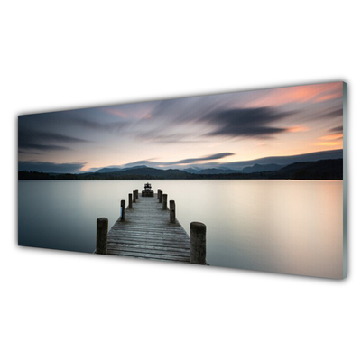 Acrylglasbilder Brücke Meer Architektur