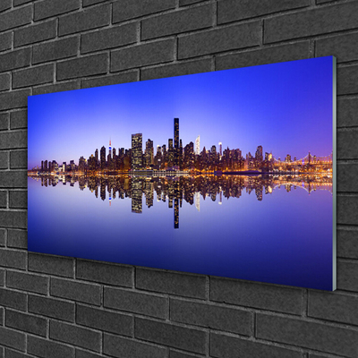Acrylglasbilder Stadt Wasser Gebäude