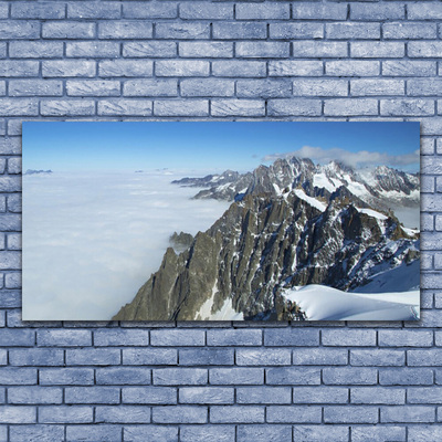 Acrylglasbilder Gebirge Nebel Landschaft