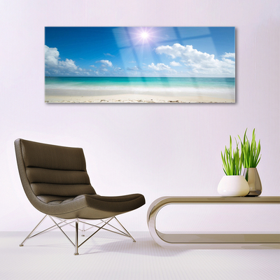 Acrylglasbilder Meer Strand Sonne Landschaft