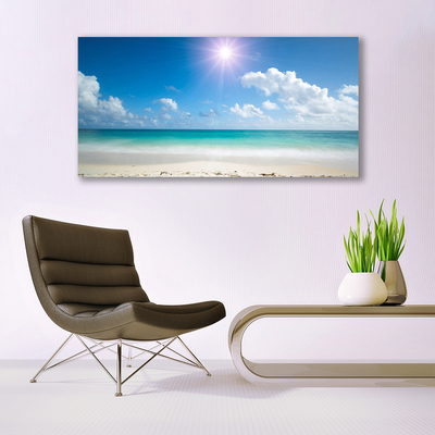 Acrylglasbilder Meer Strand Sonne Landschaft