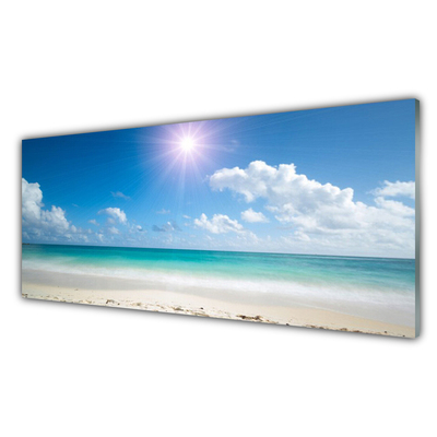 Acrylglasbilder Meer Strand Sonne Landschaft