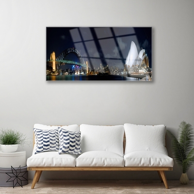Acrylglasbilder Sydney Brücke Stadt Architektur