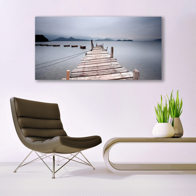 Acrylglasbilder Brücke Meer Architektur