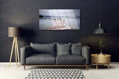 Acrylglasbilder Brücke Meer Architektur