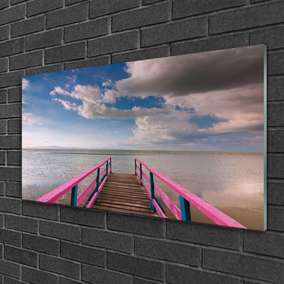 Acrylglasbilder Brücke Meer Architektur