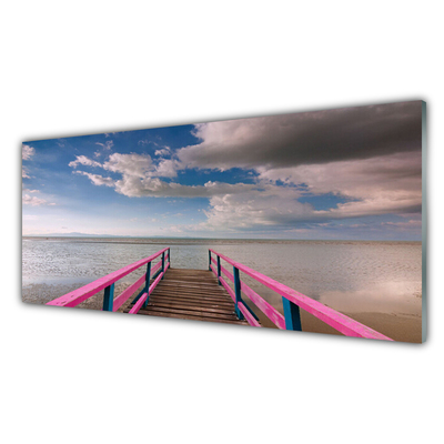 Acrylglasbilder Brücke Meer Architektur