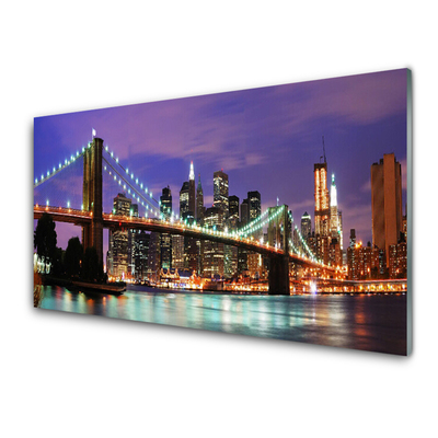 Acrylglasbilder Brücke Stadt Architektur