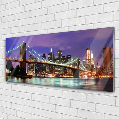 Acrylglasbilder Brücke Stadt Architektur