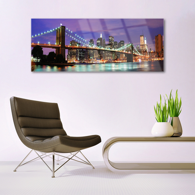 Acrylglasbilder Brücke Stadt Architektur