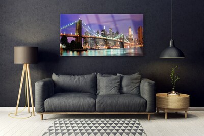 Acrylglasbilder Brücke Stadt Architektur
