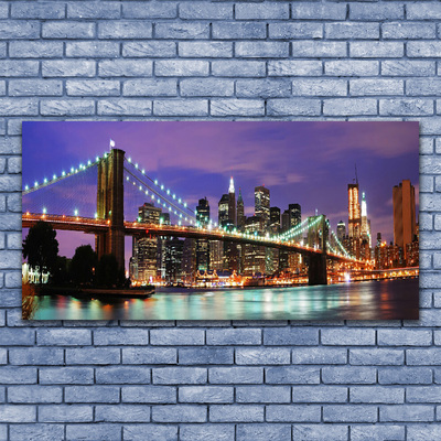 Acrylglasbilder Brücke Stadt Architektur