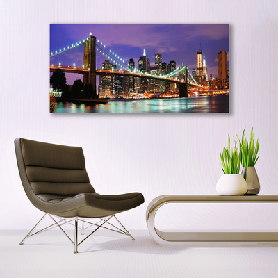 Acrylglasbilder Brücke Stadt Architektur