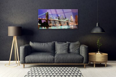 Acrylglasbilder Brücke Stadt Architektur