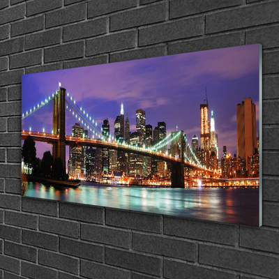 Acrylglasbilder Brücke Stadt Architektur