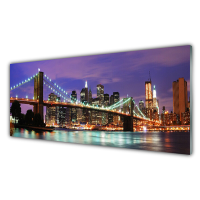 Acrylglasbilder Brücke Stadt Architektur
