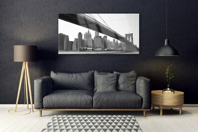 Acrylglasbilder Brücke Stadt Architektur
