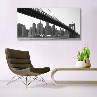 Acrylglasbilder Brücke Stadt Architektur