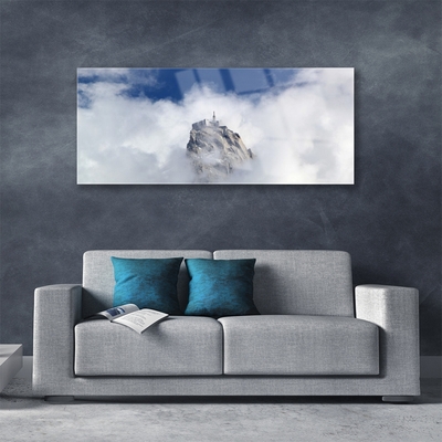 Acrylglasbilder Gebirge Wolken Landschaft