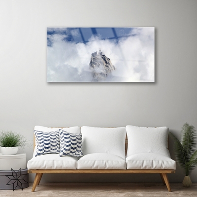 Acrylglasbilder Gebirge Wolken Landschaft