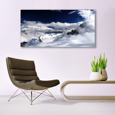 Acrylglasbilder Gebirge Wolken Landschaft