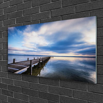 Acrylglasbilder Brücke Meer Architektur