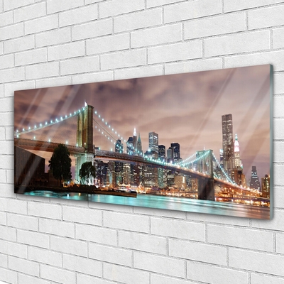 Acrylglasbilder Brücke Stadt Architektur