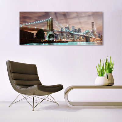 Acrylglasbilder Brücke Stadt Architektur