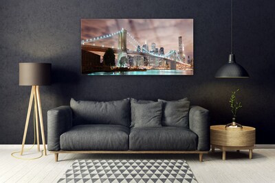 Acrylglasbilder Brücke Stadt Architektur