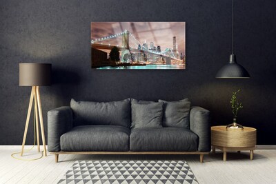 Acrylglasbilder Brücke Stadt Architektur