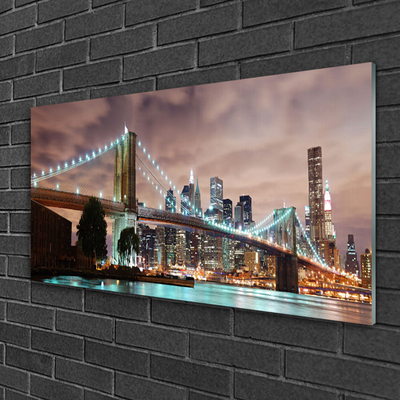 Acrylglasbilder Brücke Stadt Architektur
