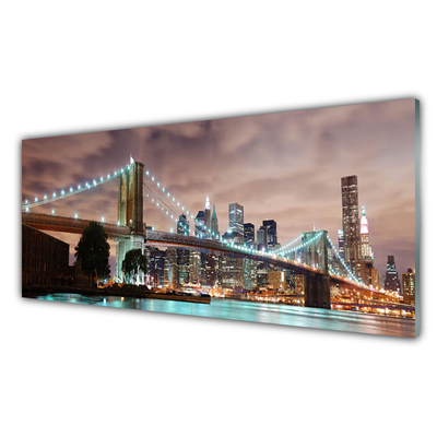 Acrylglasbilder Brücke Stadt Architektur