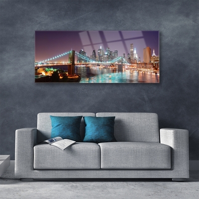 Acrylglasbilder Brücke Stadt Architektur