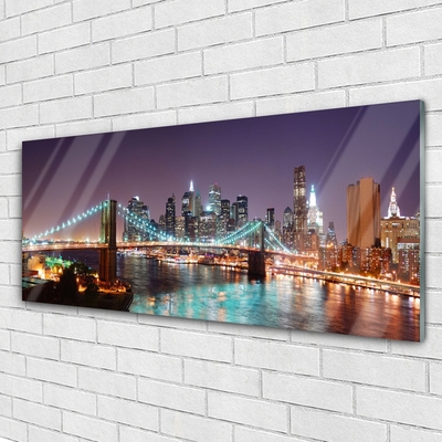 Acrylglasbilder Brücke Stadt Architektur
