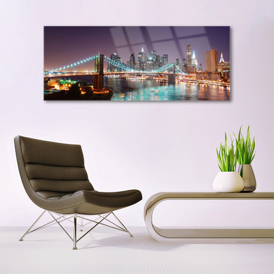 Acrylglasbilder Brücke Stadt Architektur