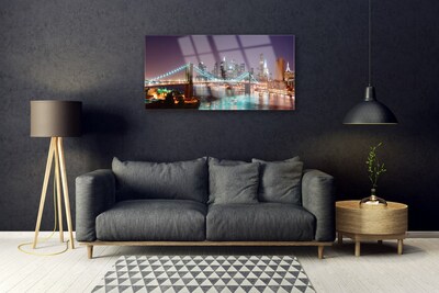 Acrylglasbilder Brücke Stadt Architektur