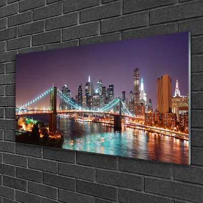 Acrylglasbilder Brücke Stadt Architektur