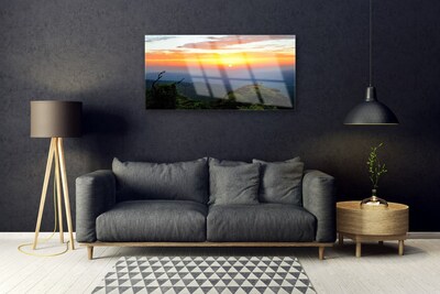 Acrylglasbilder Gebirge Wälder Landschaft
