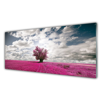 Acrylglasbilder Baum Feld Natur