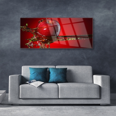 Acrylglasbilder Apfel Wasser Küche