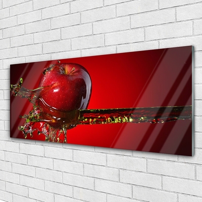 Acrylglasbilder Apfel Wasser Küche