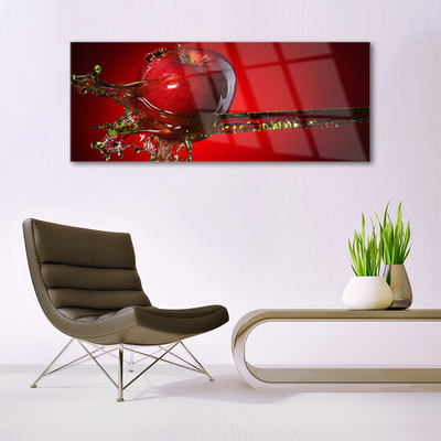 Acrylglasbilder Apfel Wasser Küche