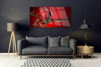 Acrylglasbilder Apfel Wasser Küche