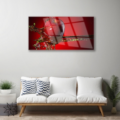 Acrylglasbilder Apfel Wasser Küche