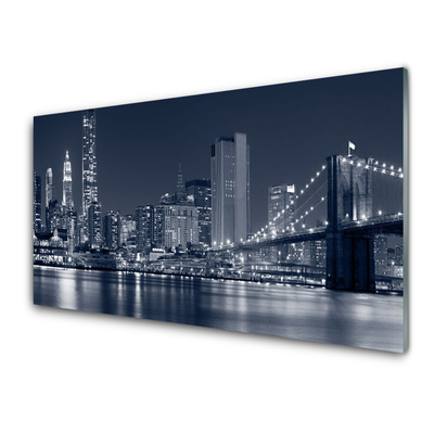 Acrylglasbilder Stadt Brücke Architektur