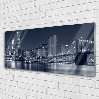 Acrylglasbilder Stadt Brücke Architektur