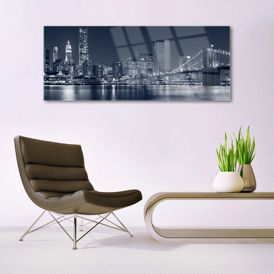 Acrylglasbilder Stadt Brücke Architektur